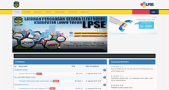 Desktop Screenshot of lpse.luwutimurkab.go.id